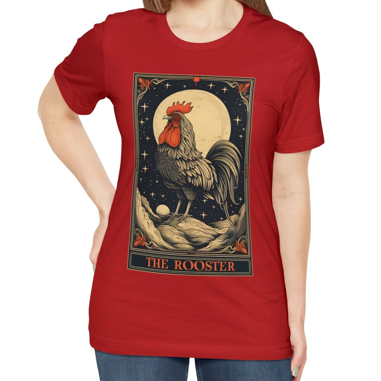 The Rooster Tarot Card Shirt Chicken Lover