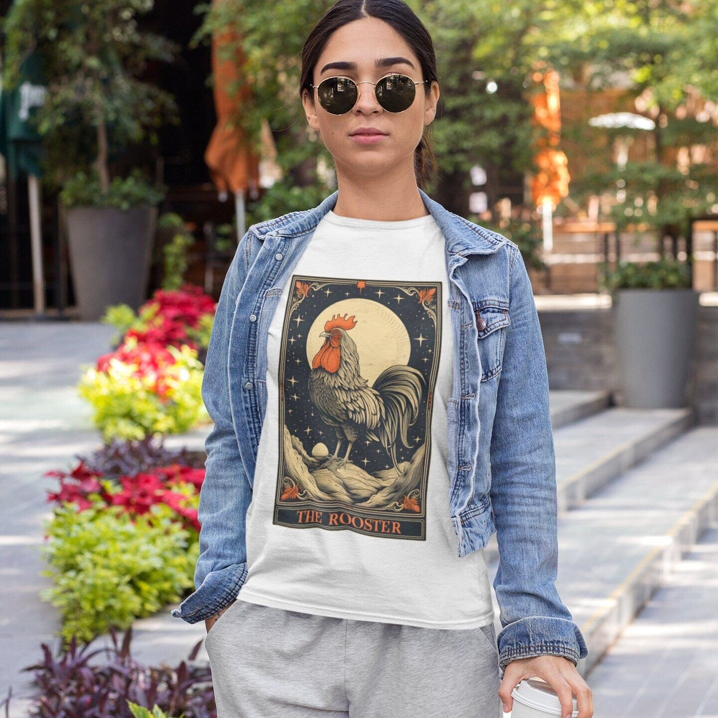 The Rooster Tarot Card Shirt Chicken Lover