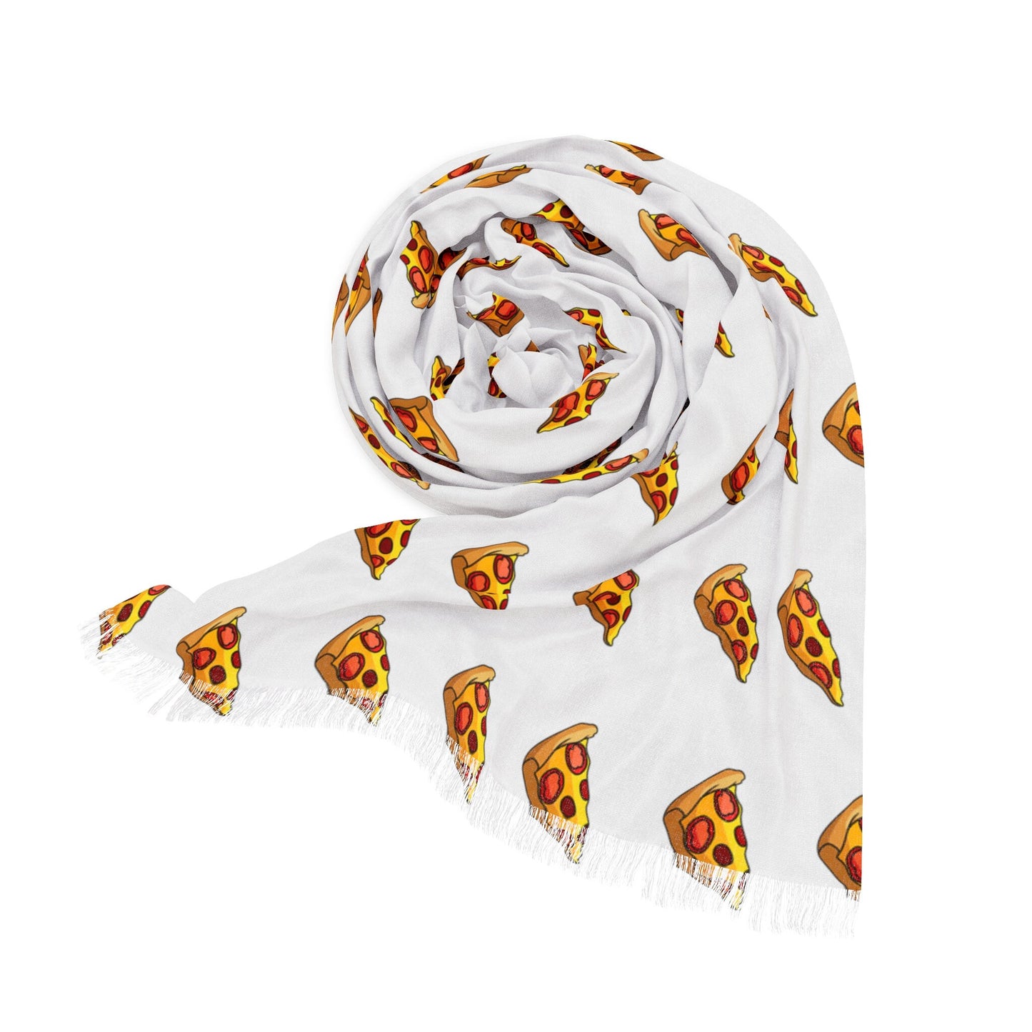 Pizza Scarf Colorful 27" x 23" Foodie