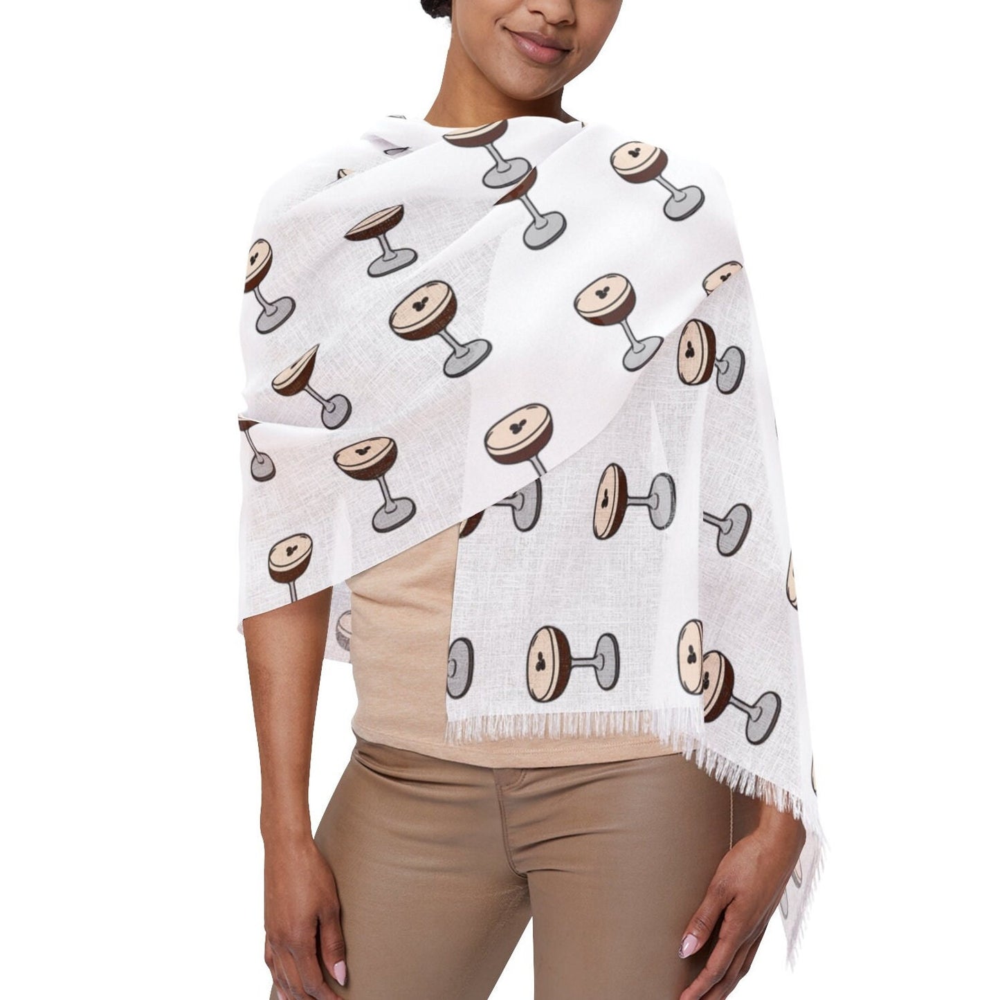 Espresso Martini Scarf 27" x 73"