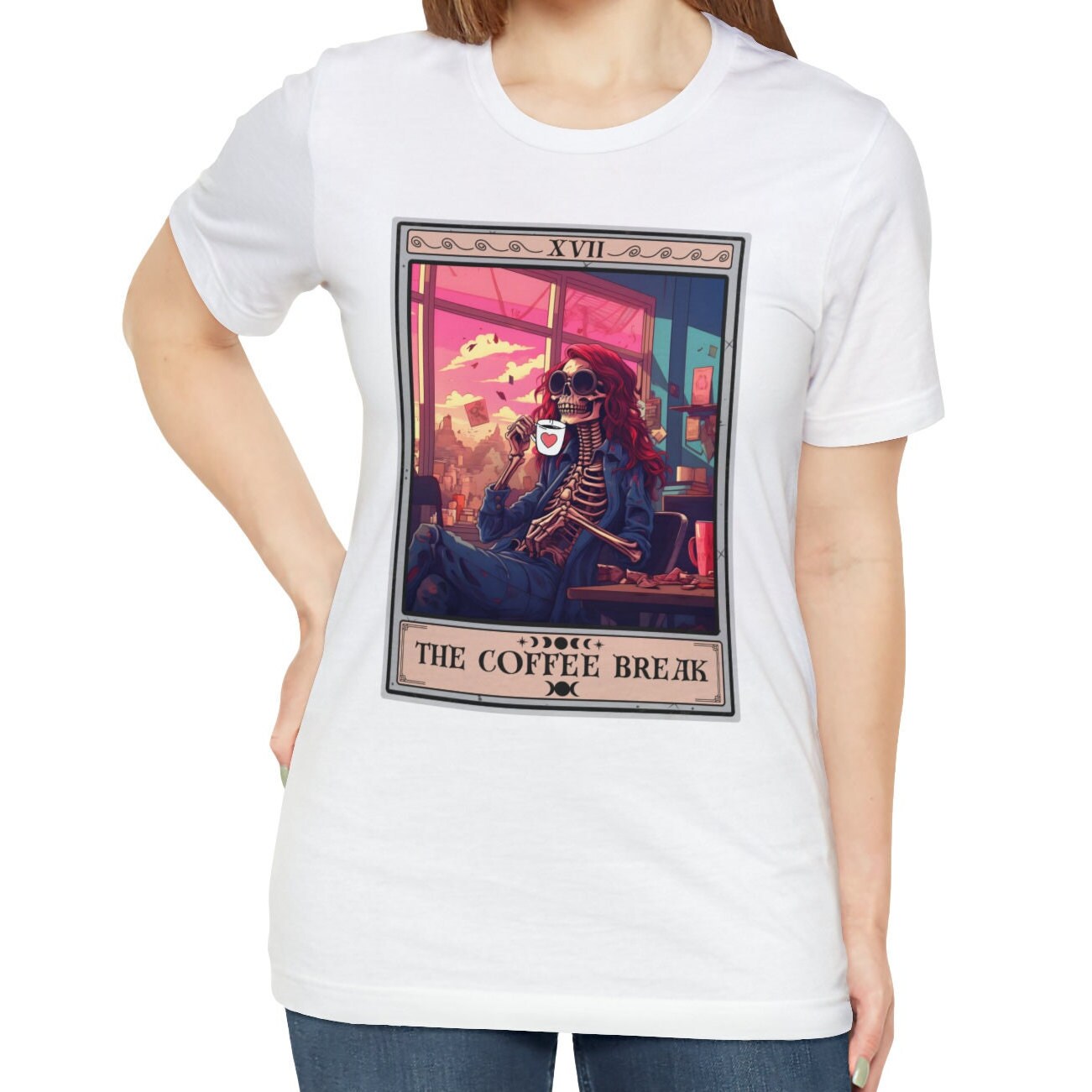 Coffee Break Tarot Card Shirt