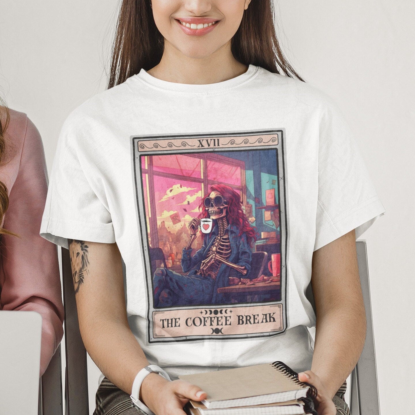 Coffee Break Tarot Card Shirt