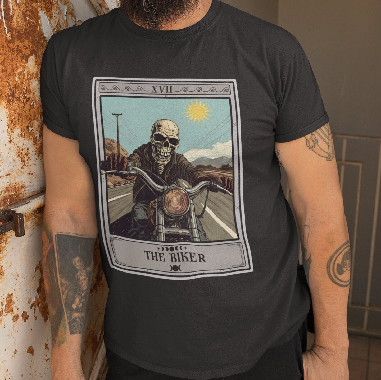The Biker Tarot Card Shirt
