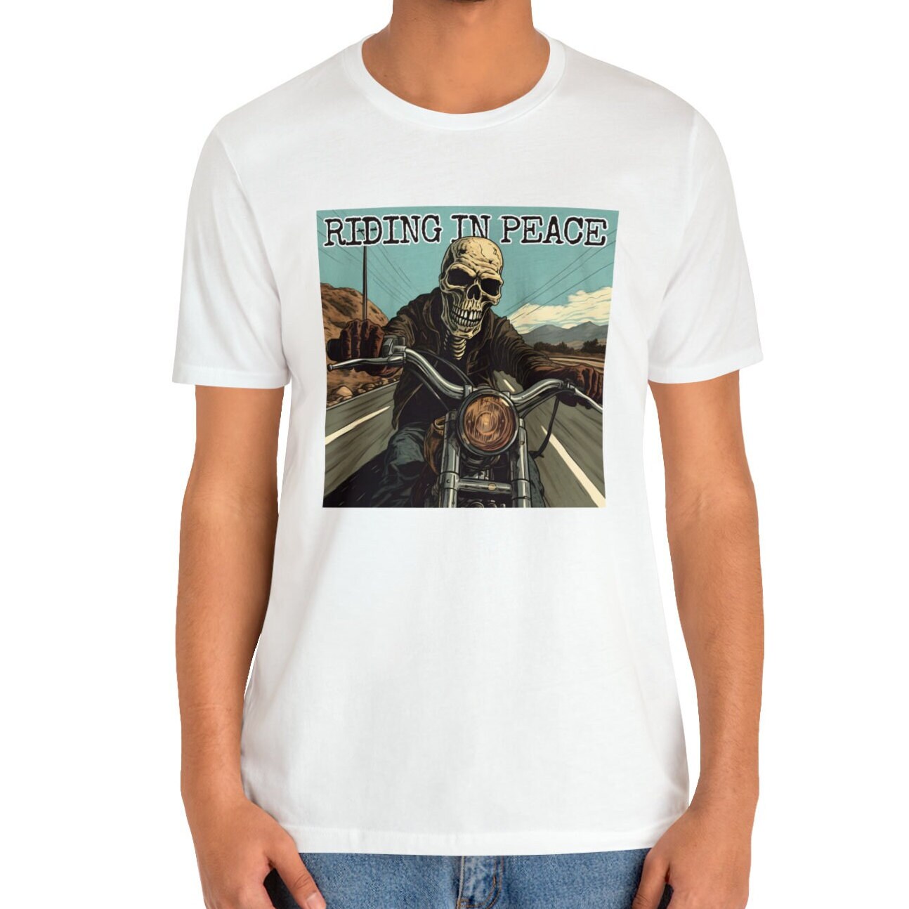 Motorcycle Skeleton Rider T-shirt