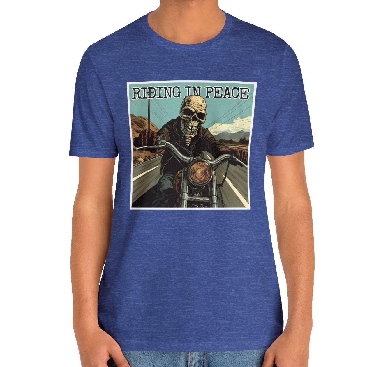 Motorcycle Skeleton Rider T-shirt