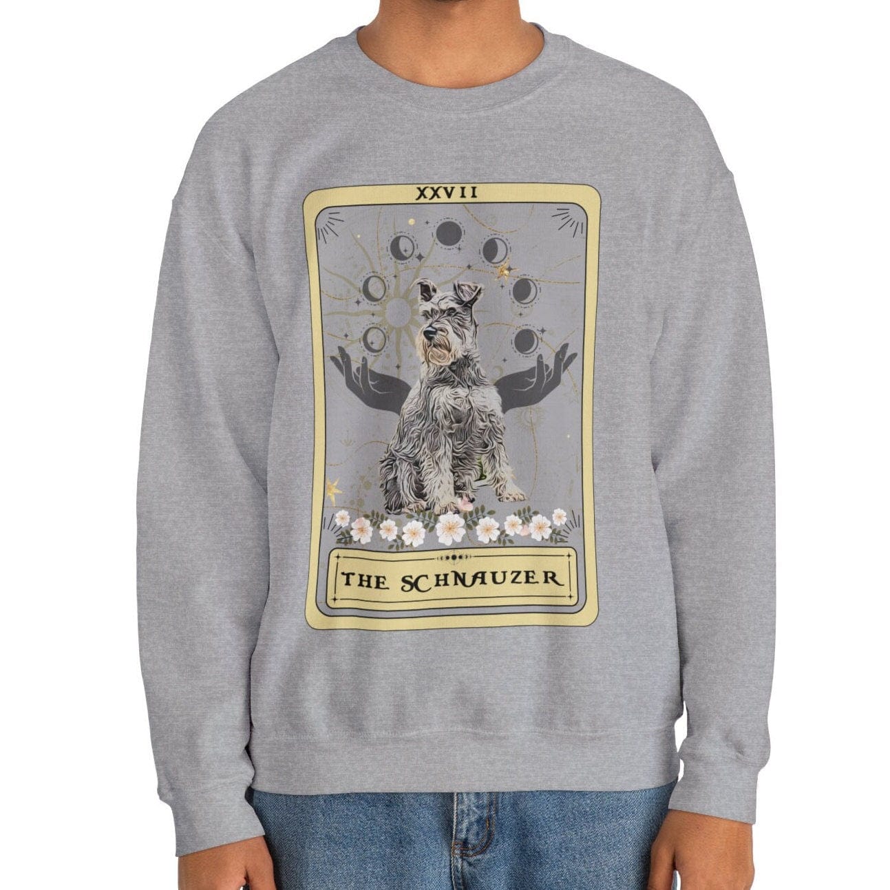 The Schnauzer Tarot Card Dog Sweatshirt