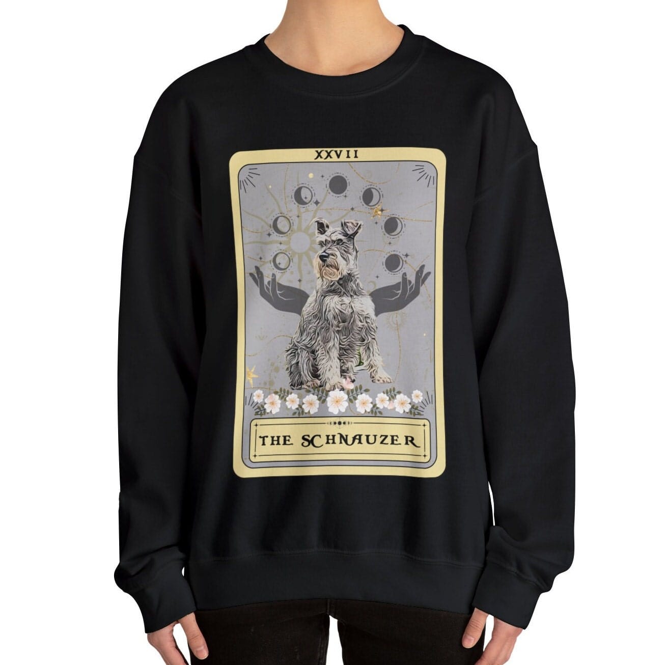 The Schnauzer Tarot Card Dog Sweatshirt