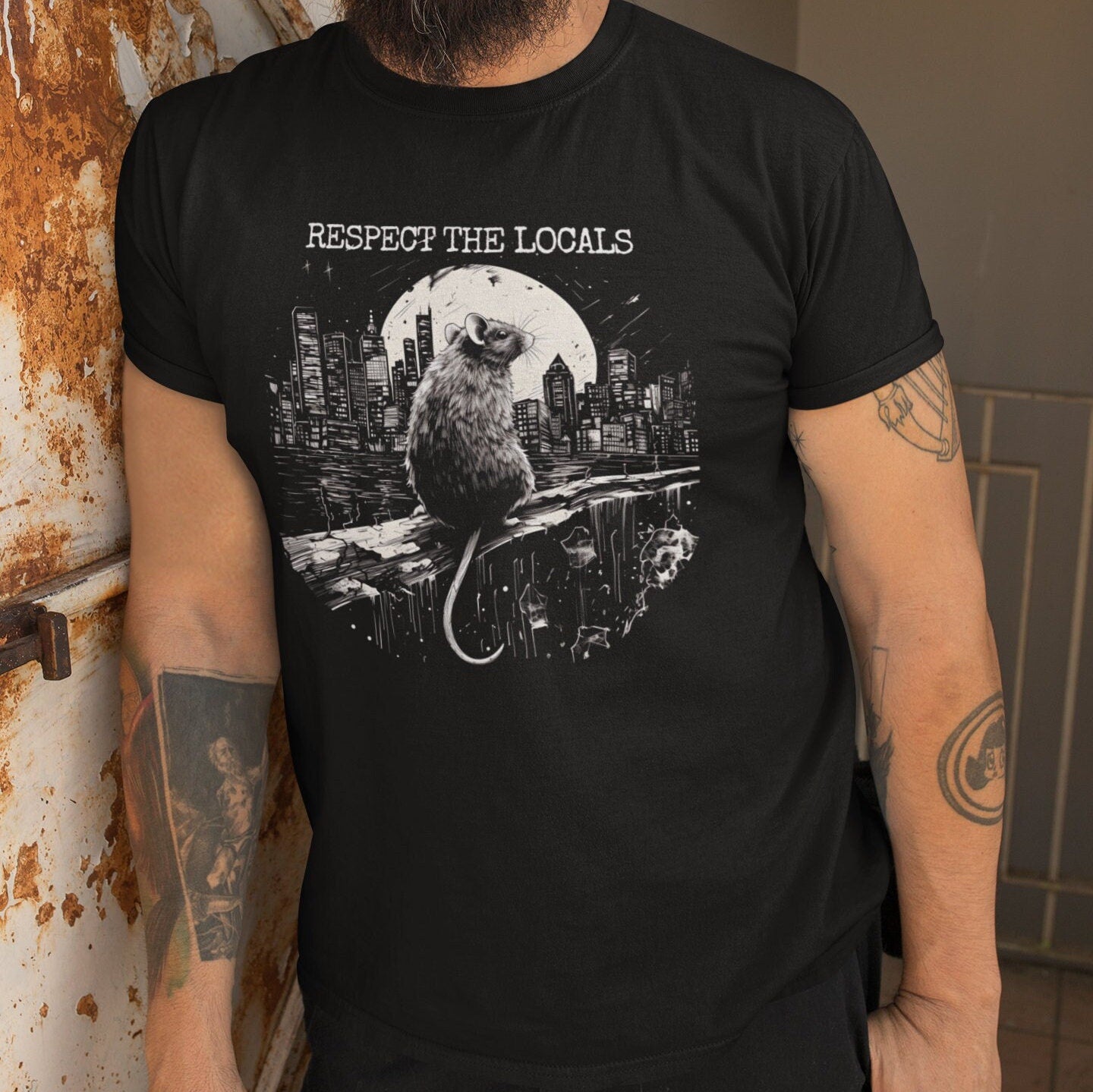 Respect the Locals Rat Lover Shirt