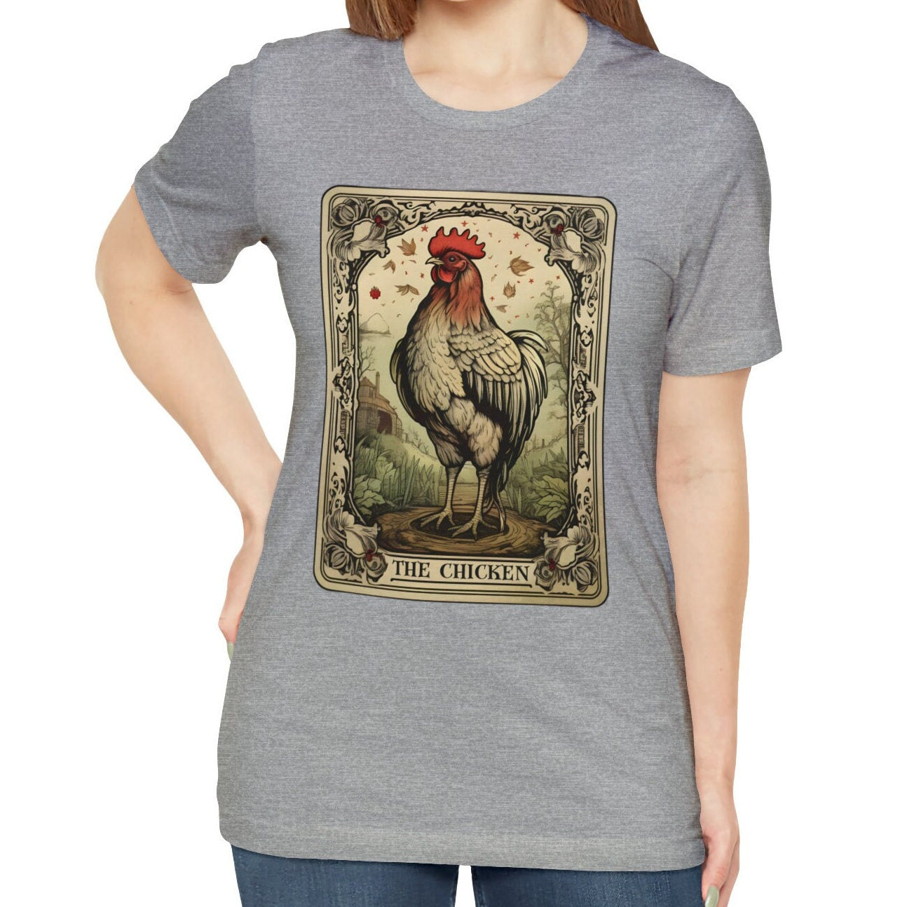 The Chicken Tarot Card T-Shirt