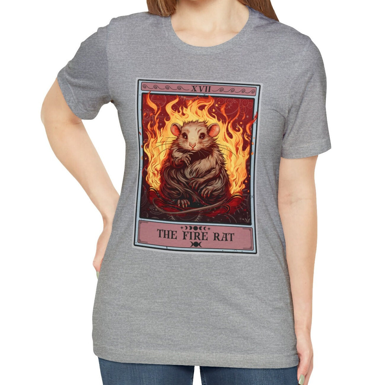 The Fire Rat Tarot Card Shirt