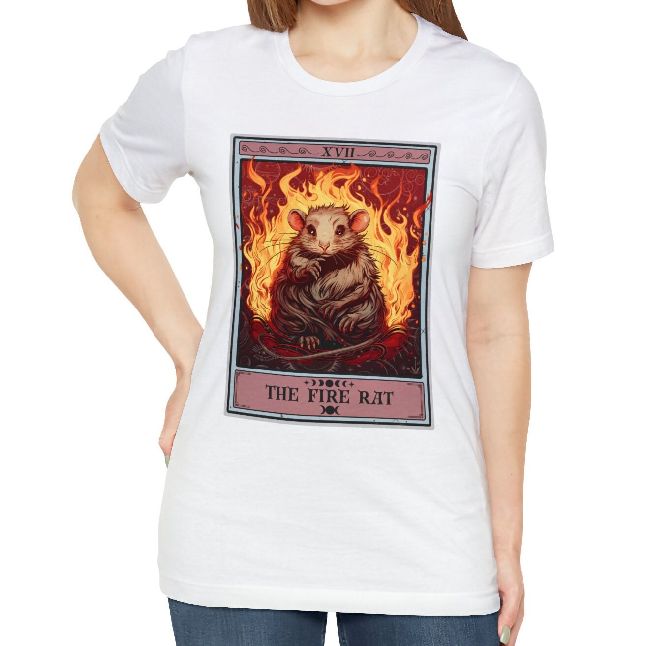 The Fire Rat Tarot Card Shirt