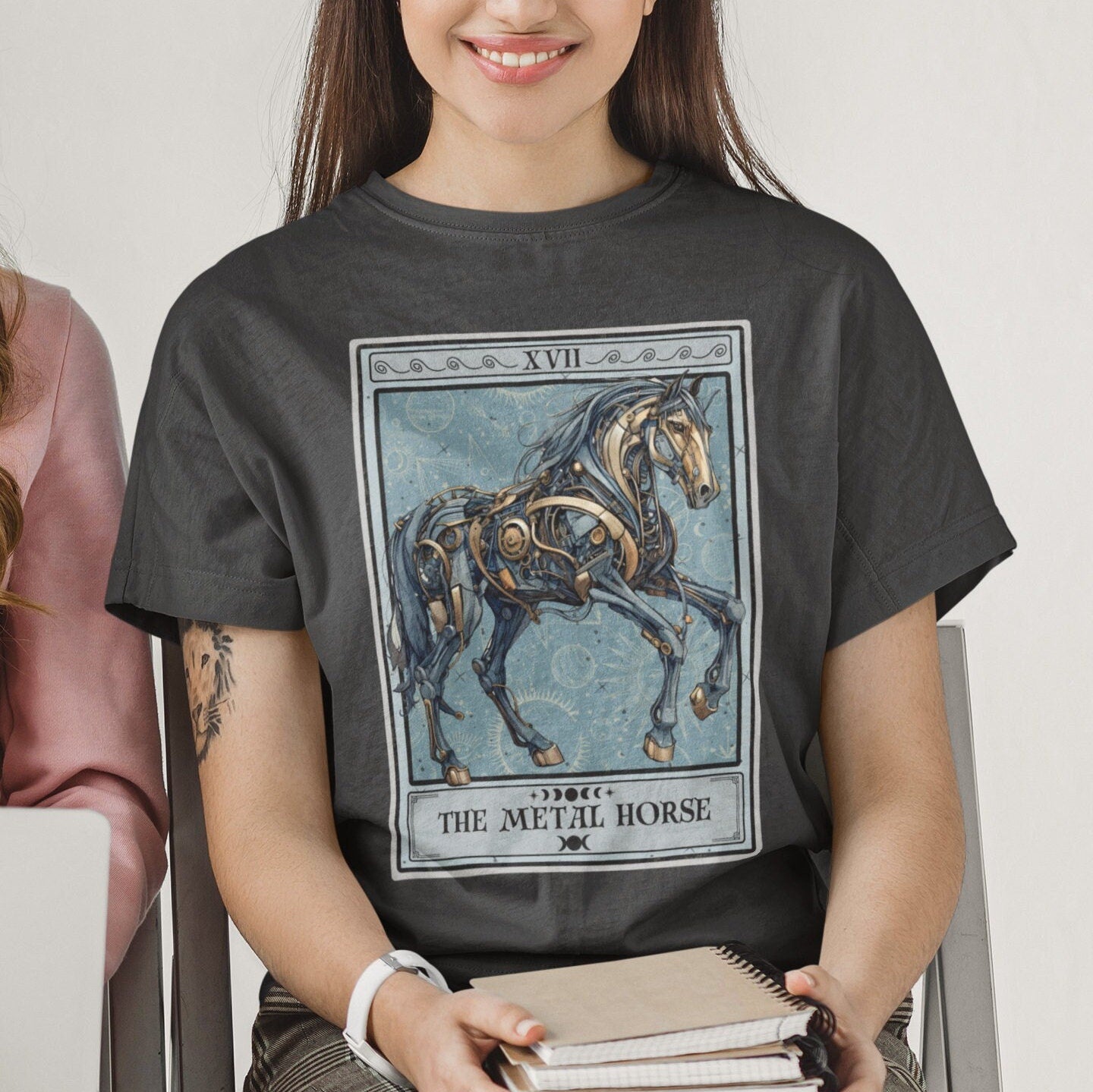 The Metal Horse Tarot Card Shirt, Chinese Zodiac