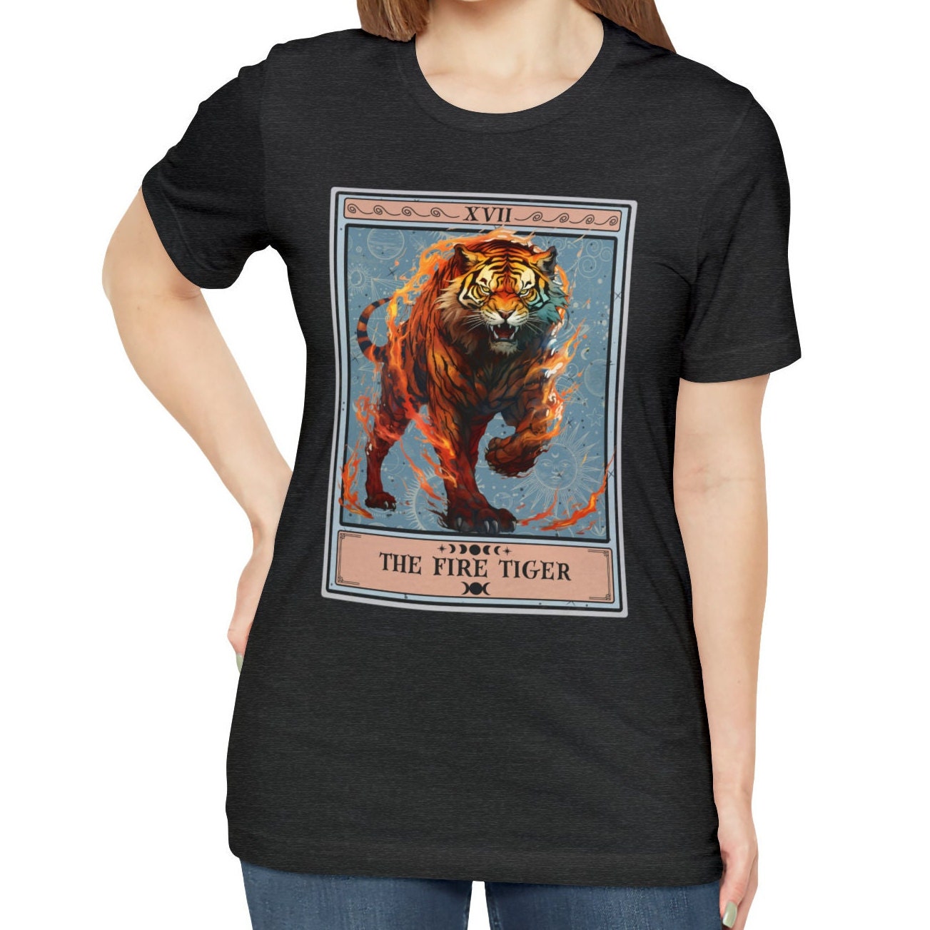 The Fire Tiger Tarot Card Shirt