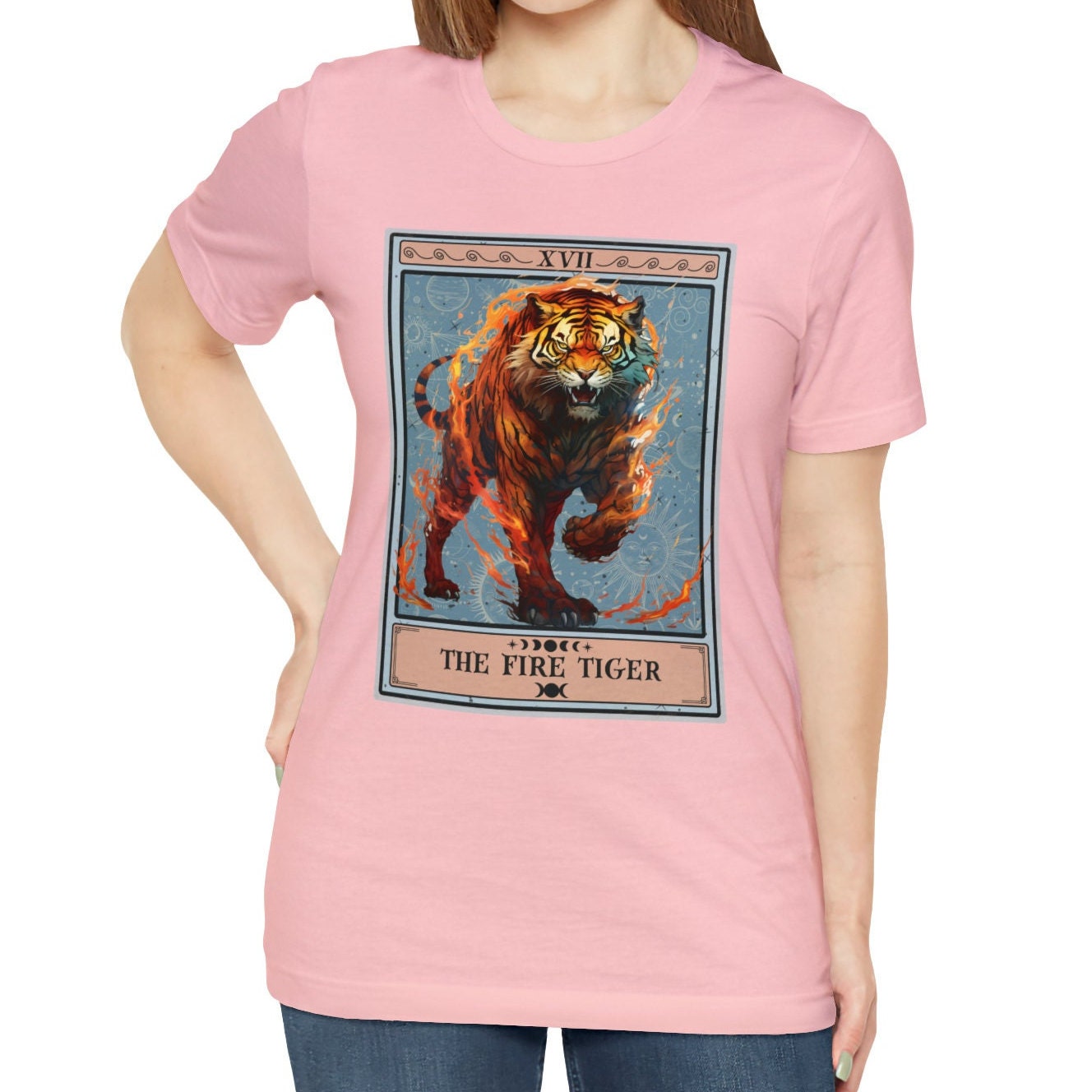 The Fire Tiger Tarot Card Shirt