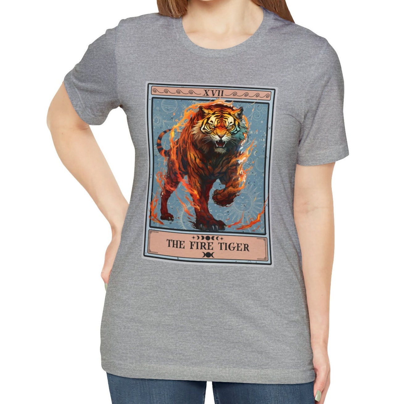 The Fire Tiger Tarot Card Shirt