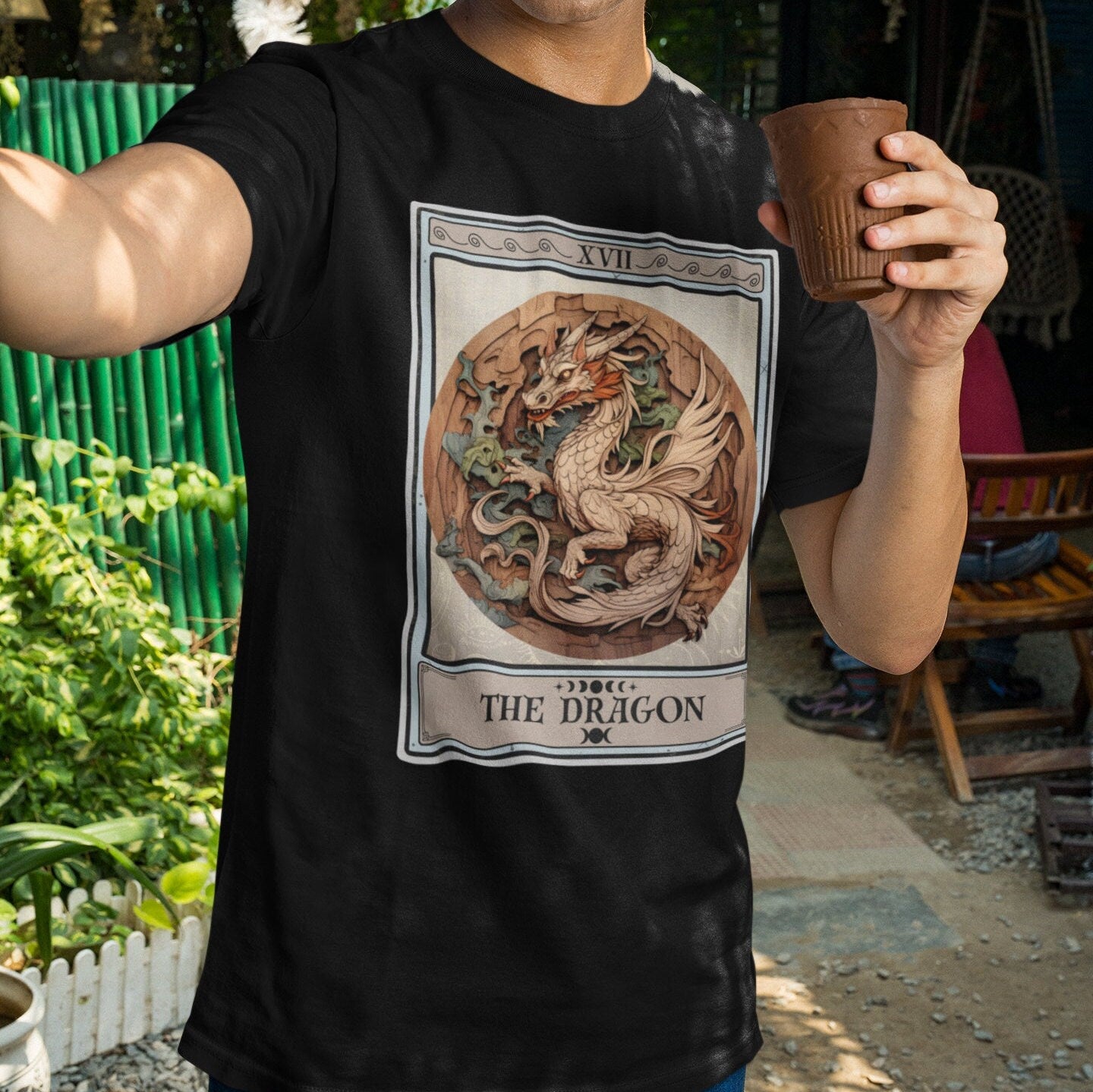 The Dragon Tarot Card T-Shirt