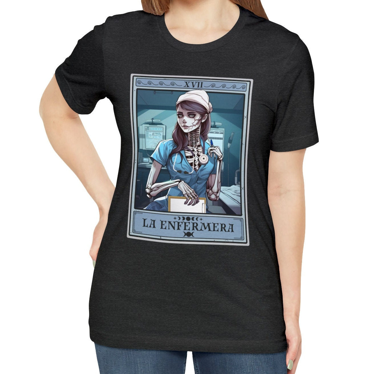 The Enfermera Tarot Shirt Latina Nurse