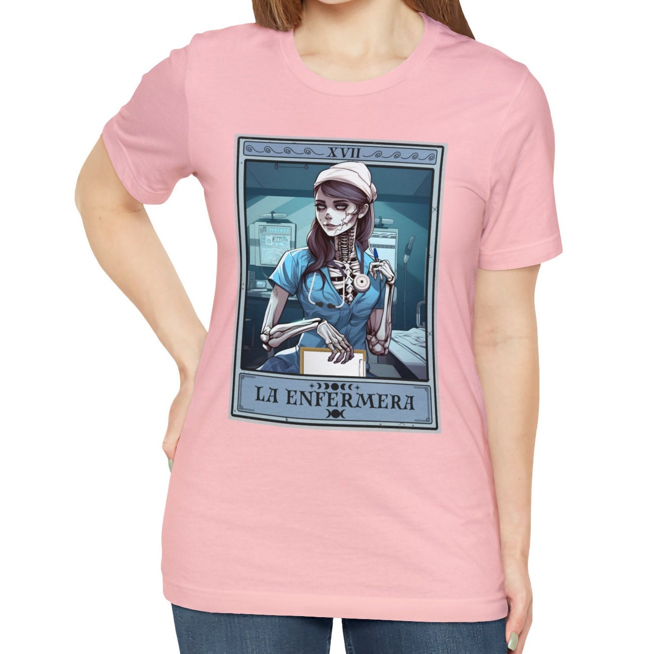 The Enfermera Tarot Shirt Latina Nurse