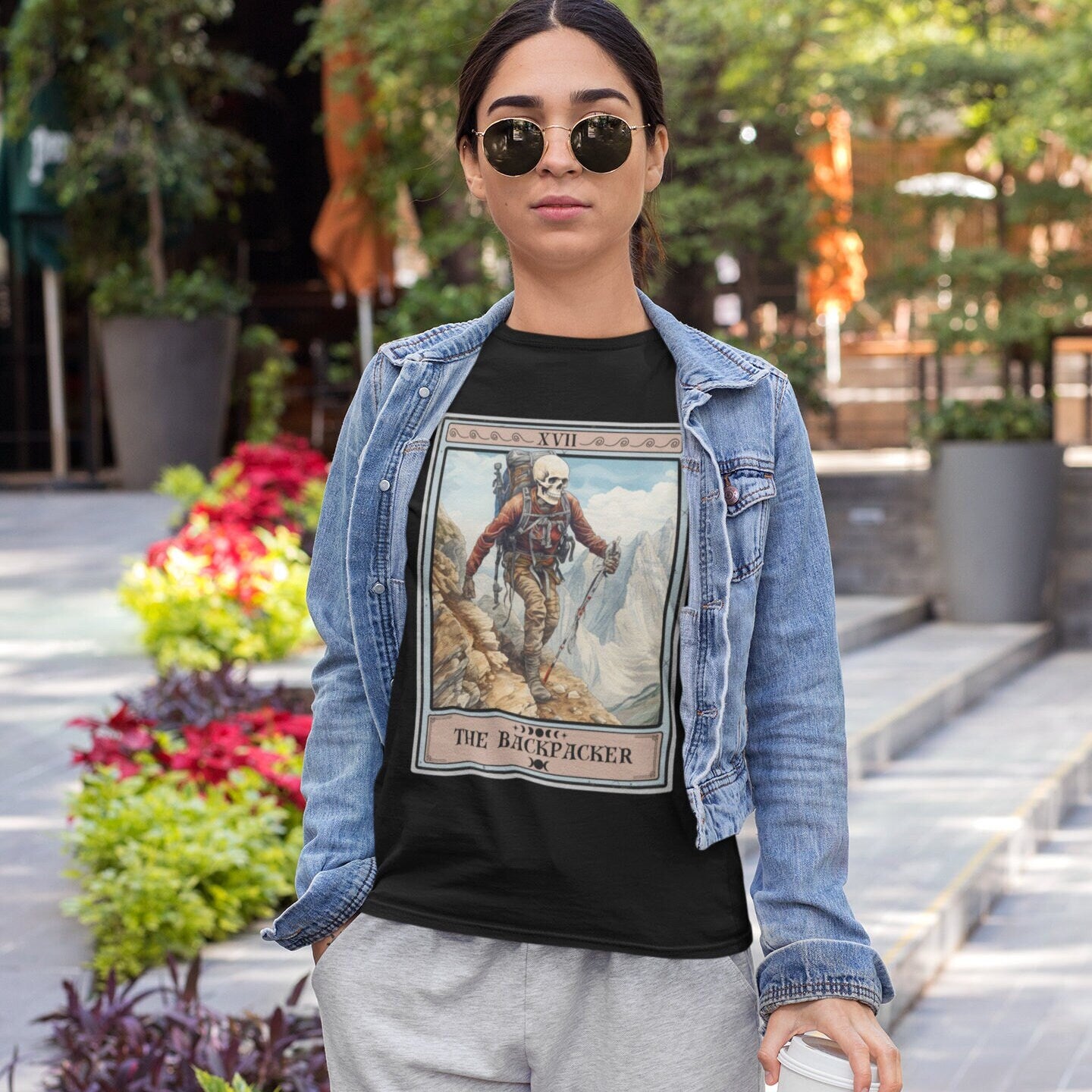 The Backpacker Tarot Card Shirt