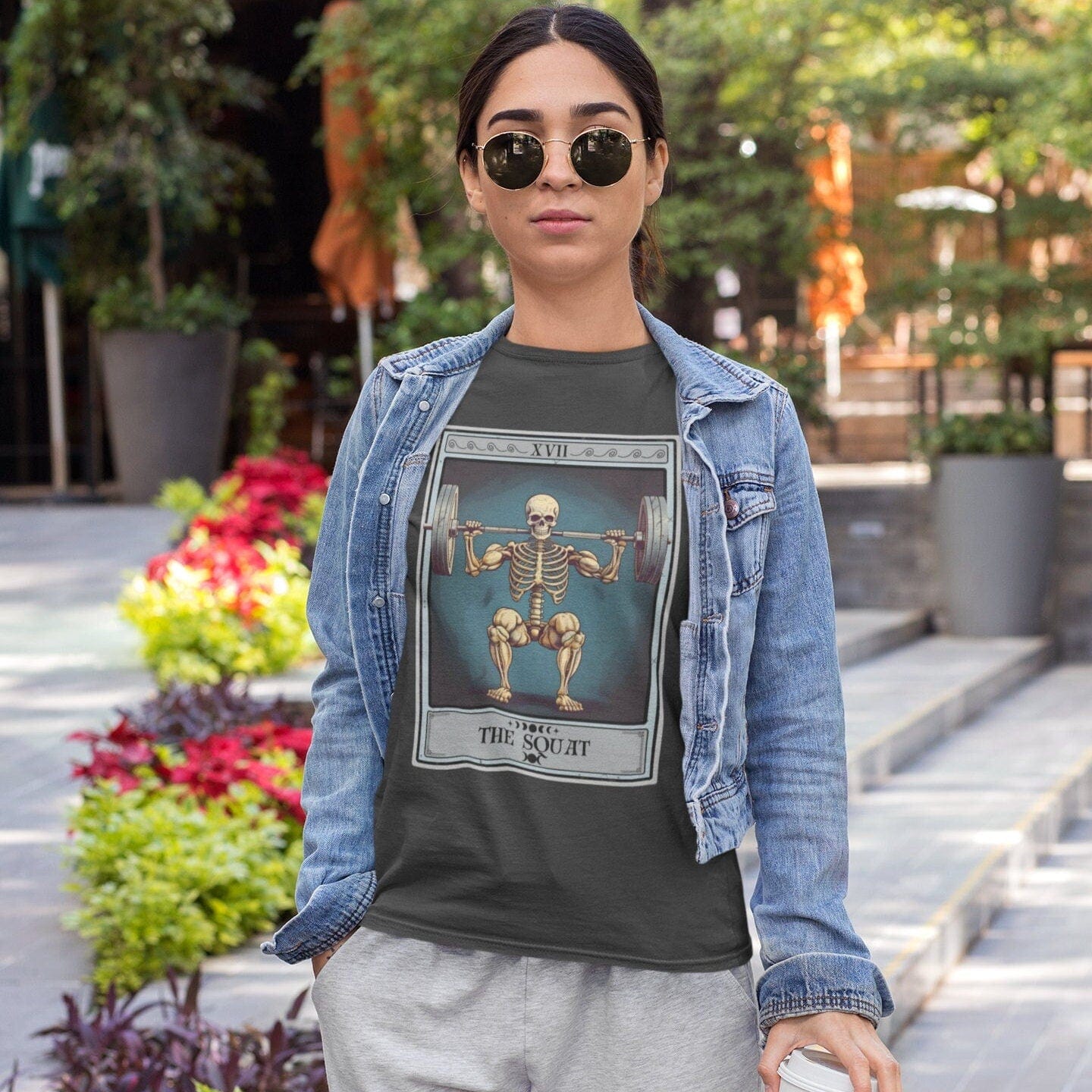 The Squat Tarot Card Shirt Bodybuilder
