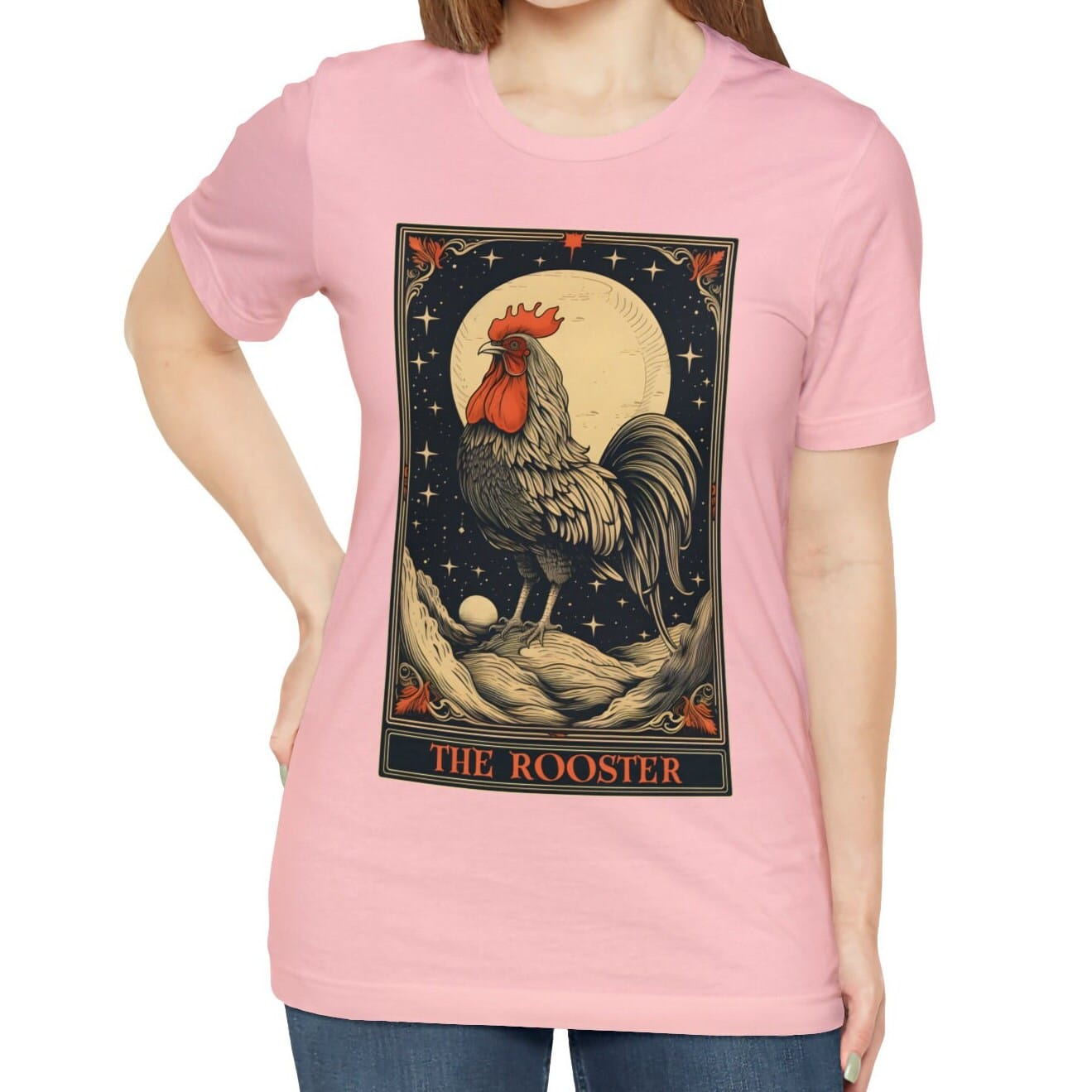 The Rooster Tarot Card Shirt Chicken Lover