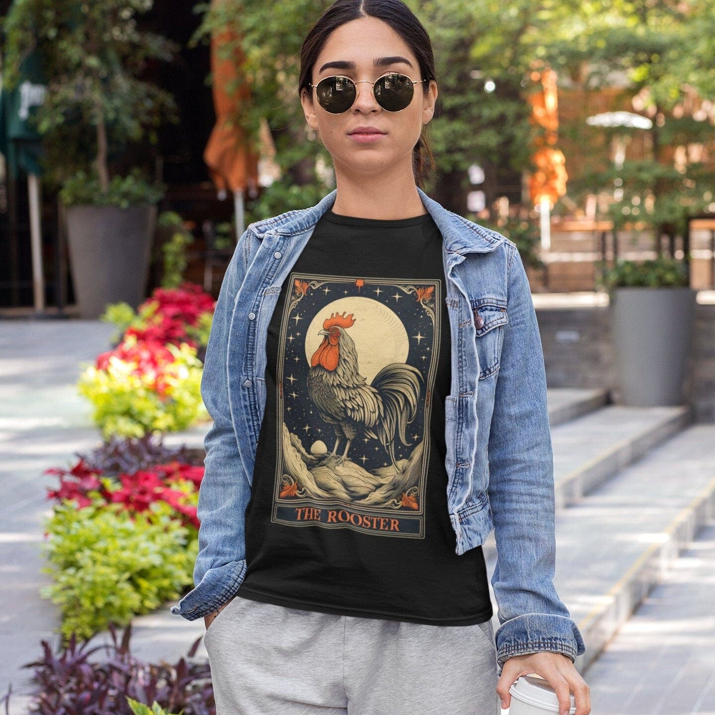 The Rooster Tarot Card Shirt Chicken Lover