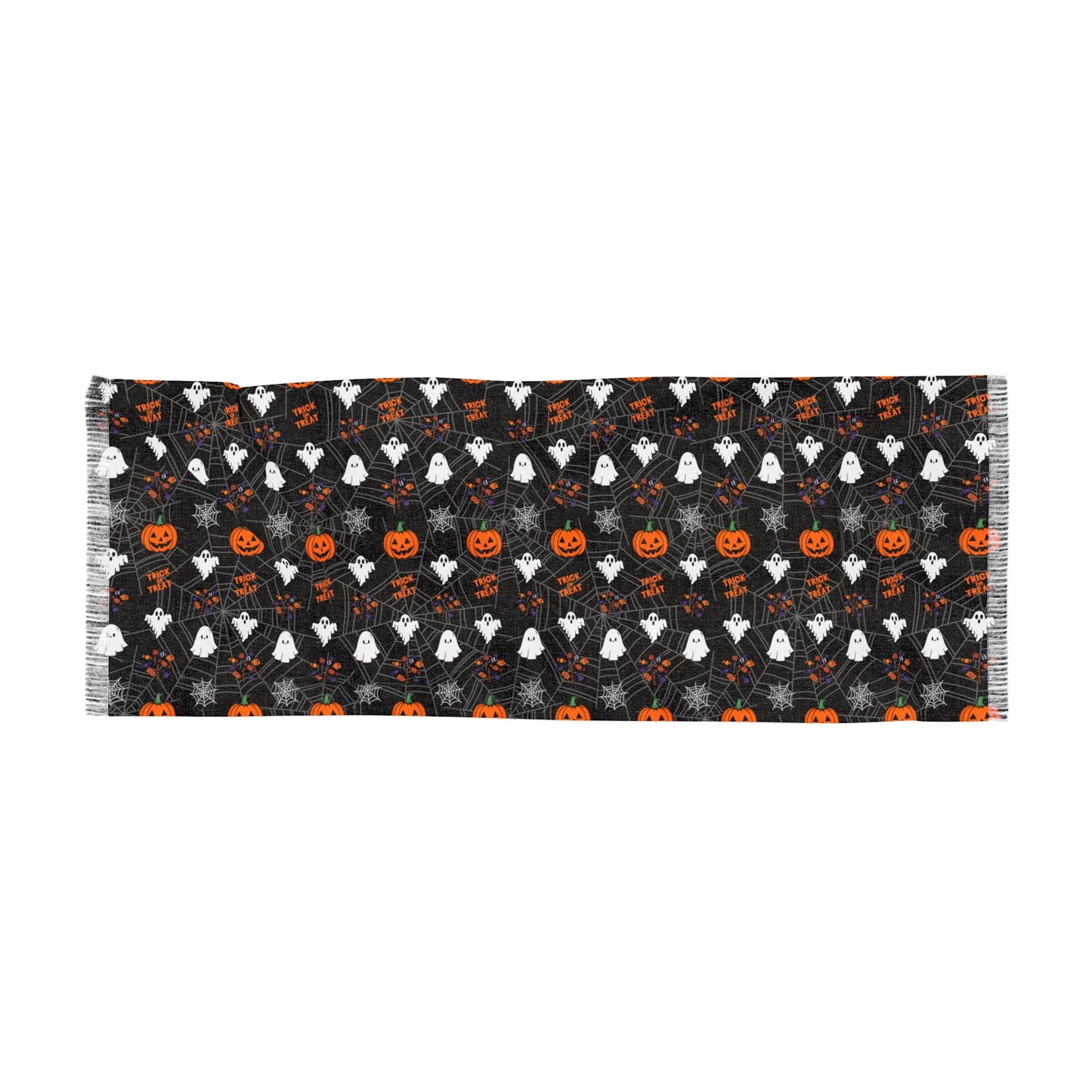 Halloween Scarf Colorful 27" x 73"