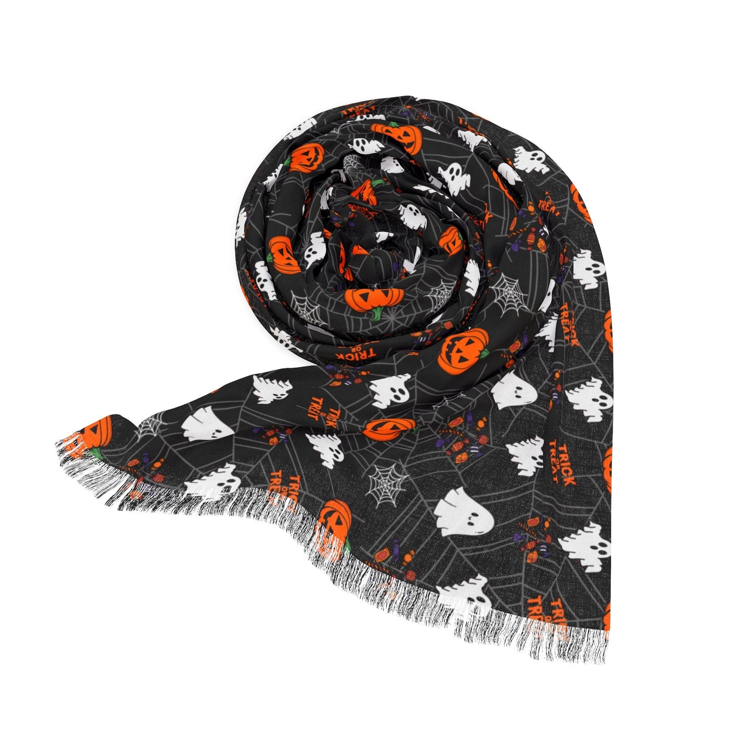 Halloween Scarf Colorful 27" x 73"