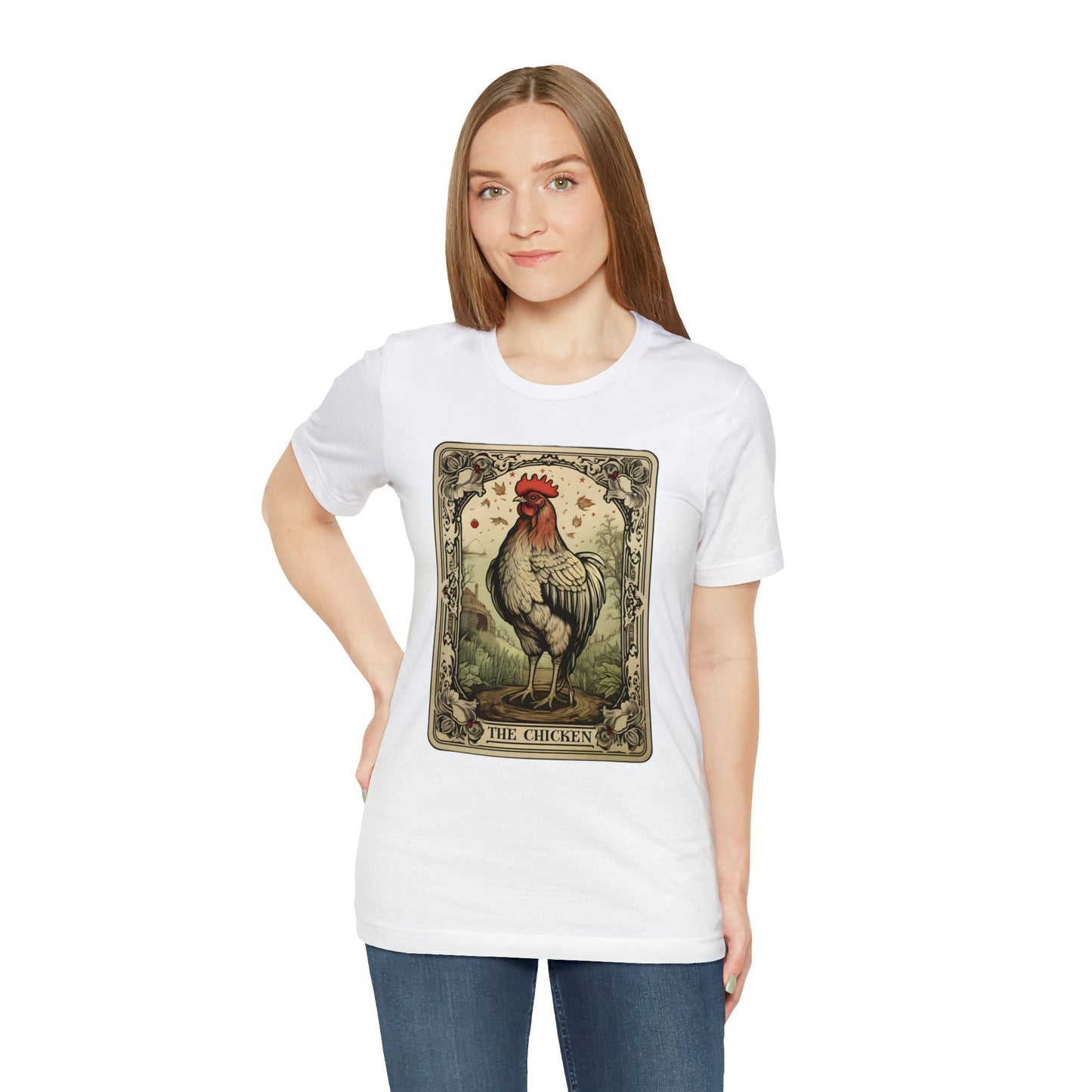 The Chicken Tarot Card T-Shirt