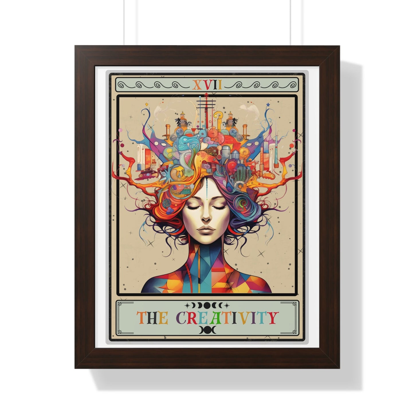 The Creativity Tarot Card Framed Print
