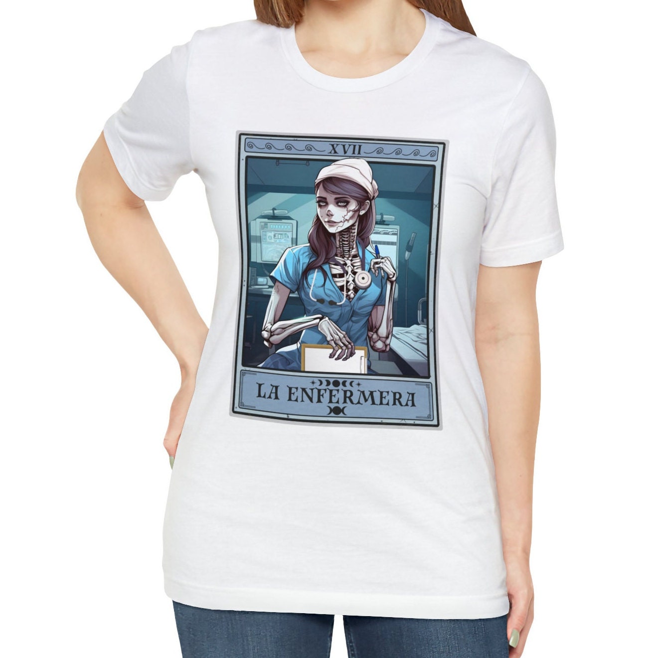 The Enfermera Tarot Shirt Latina Nurse