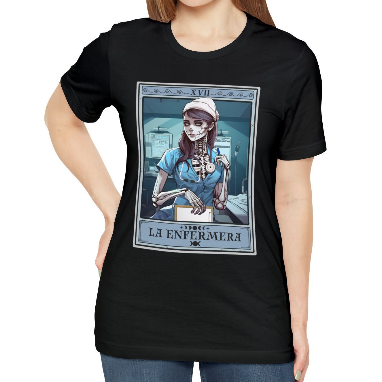 The Enfermera Tarot Shirt Latina Nurse