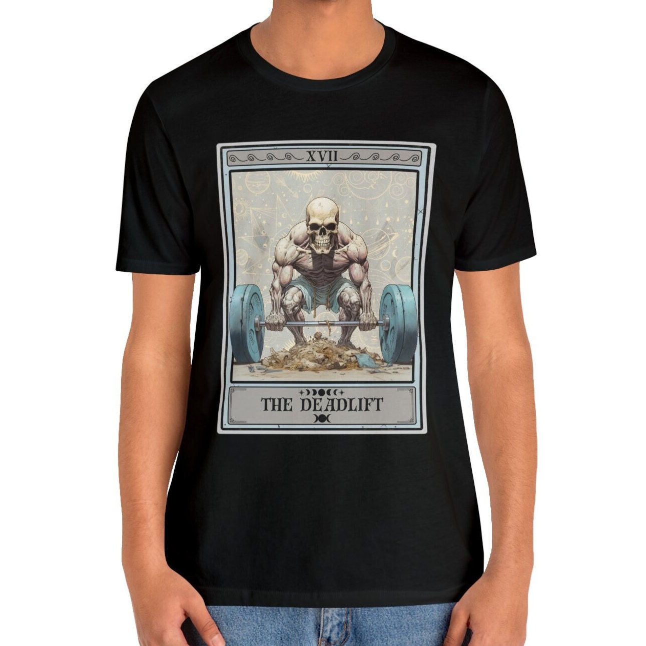 The Deadlift Tarot Card Shirt, Weightlifting