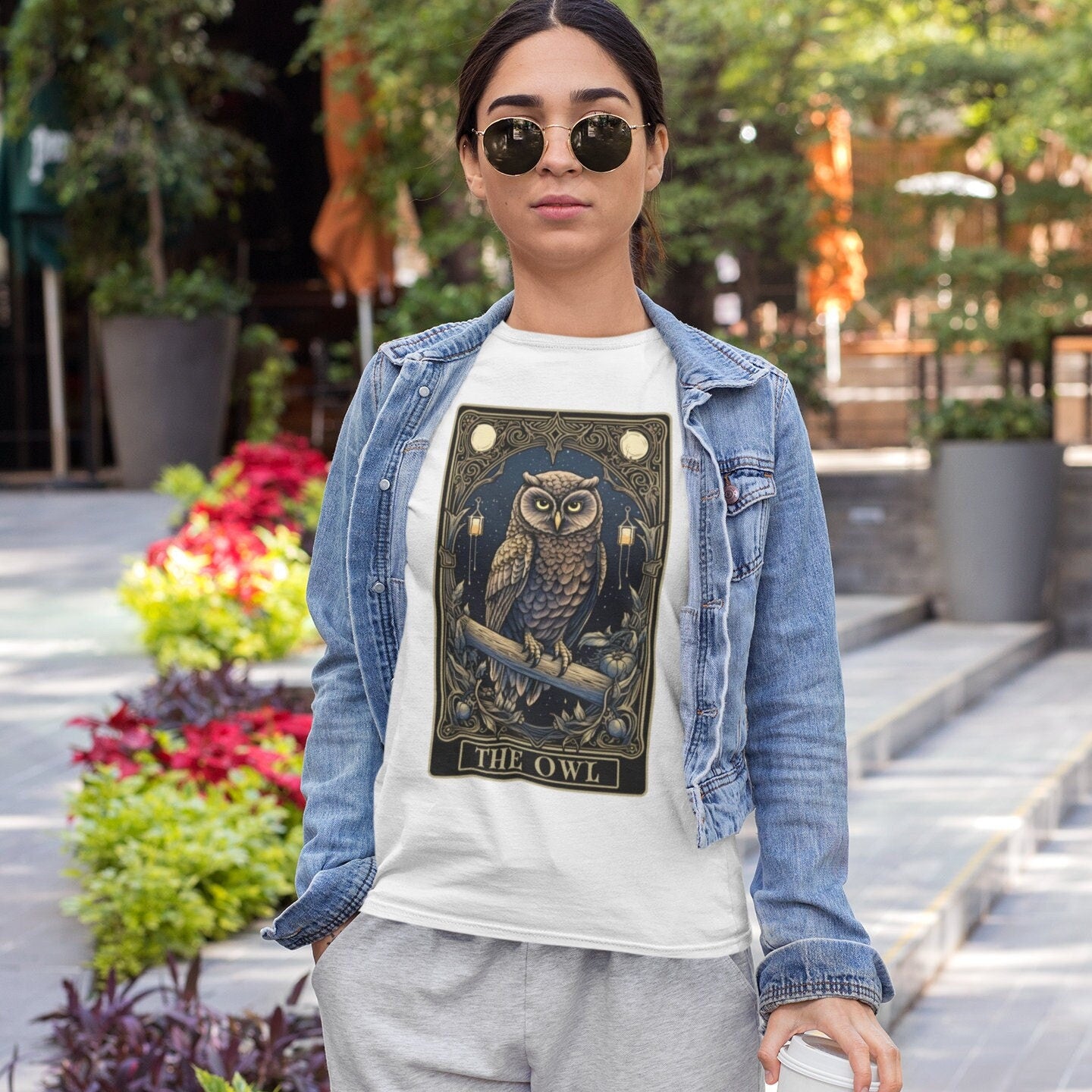 The Owl Tarot Card Shirt