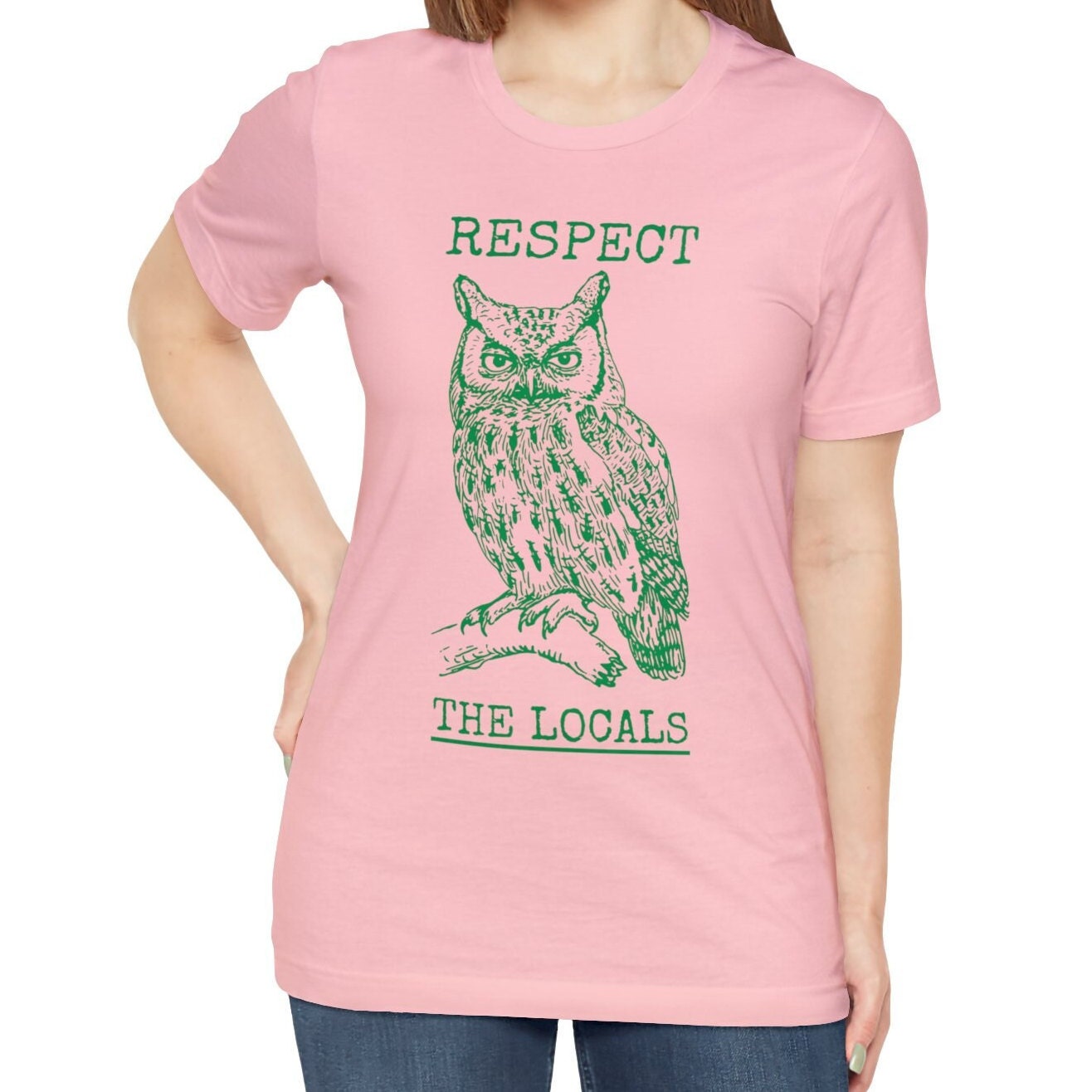 Respect The Locals Owl Shirt