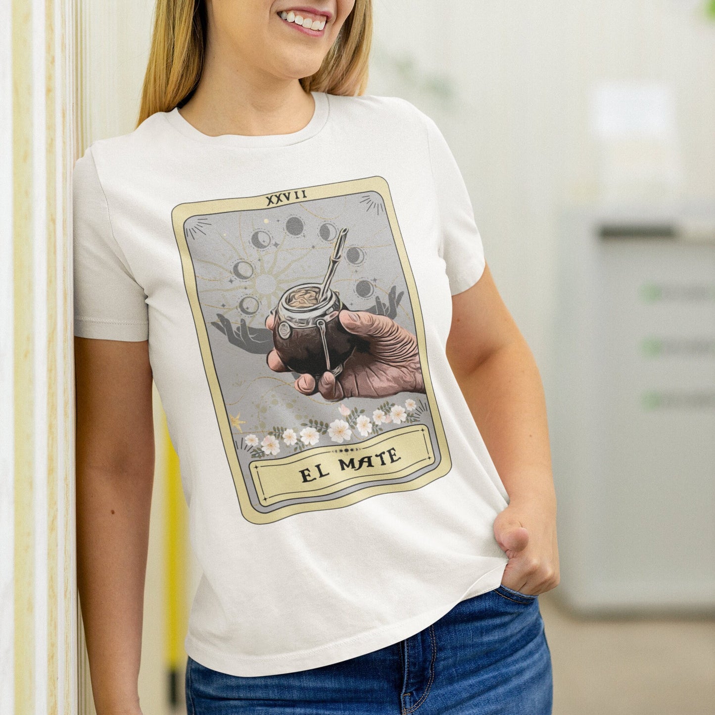 El Mate Tarot Card Shirt, Yerba Mate Lover