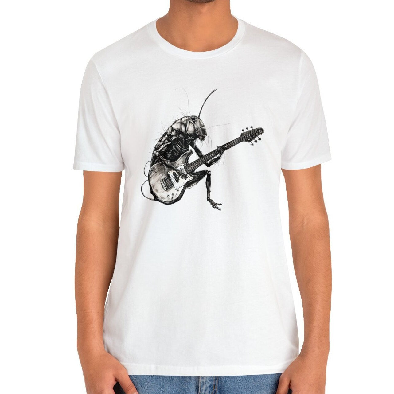 Guitarist Cockroach Shirt