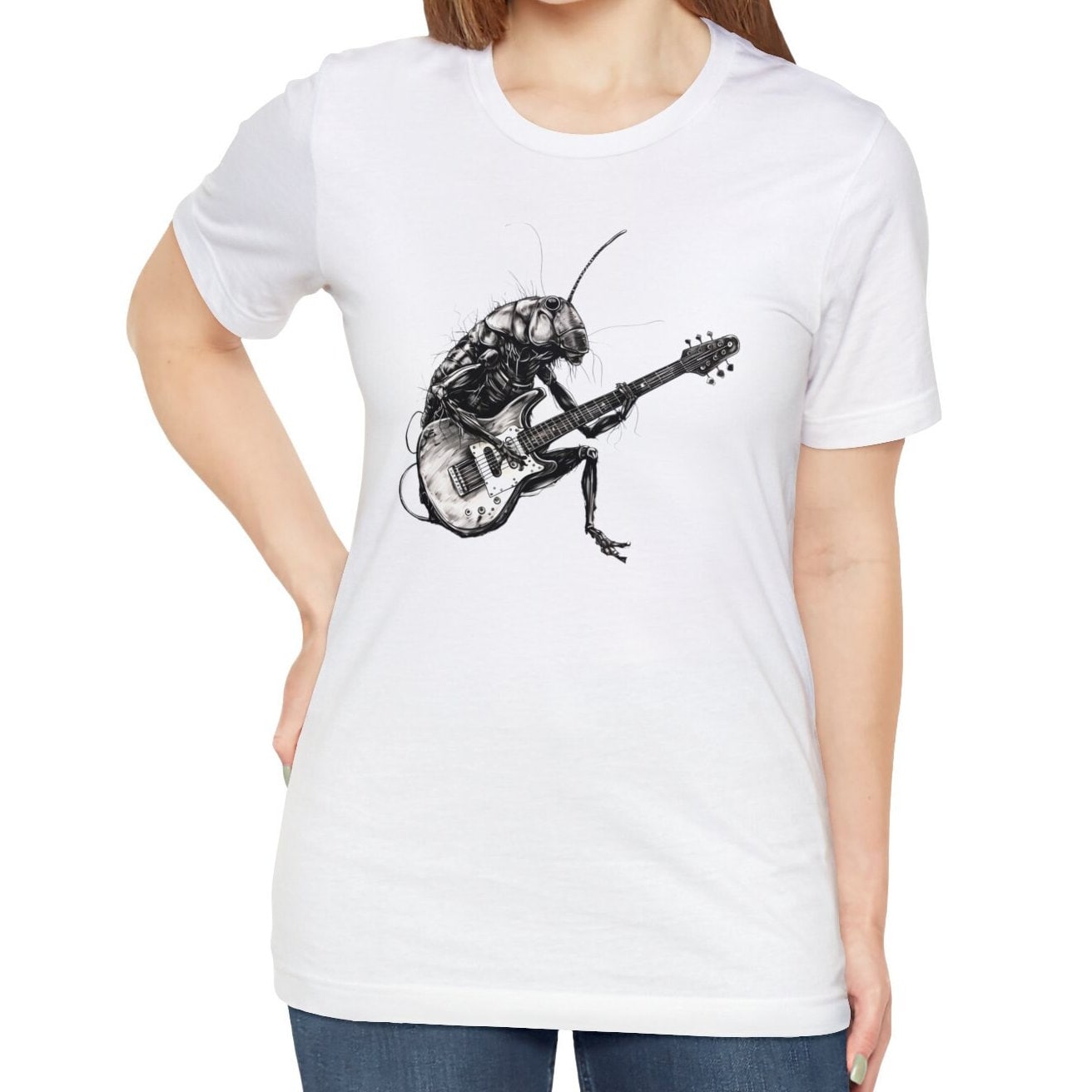 Guitarist Cockroach Shirt