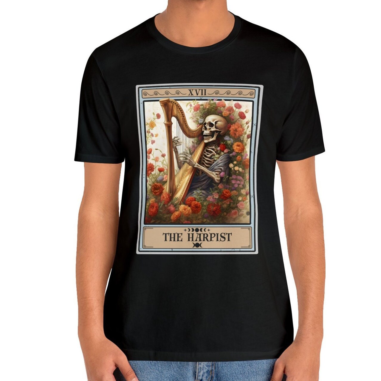The Harpist Tarot Card Shirt