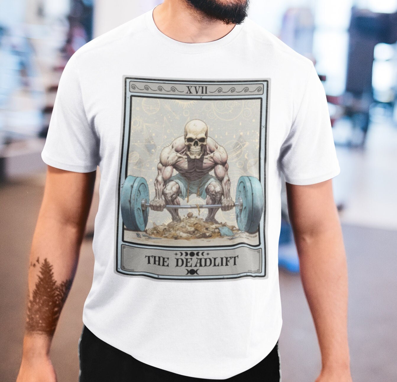 The Deadlift Tarot Card Shirt, Weightlifting