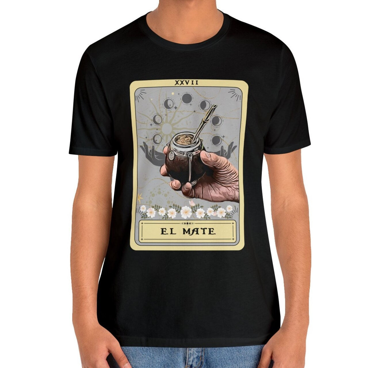 El Mate Tarot Card Shirt, Yerba Mate Lover