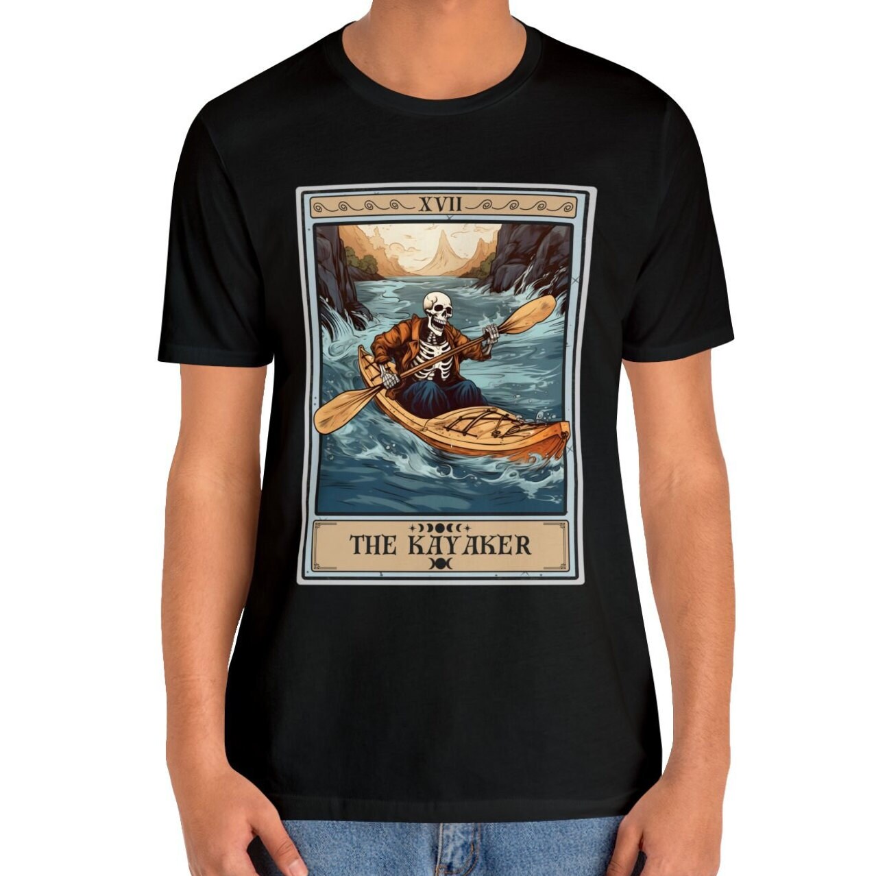 The Kayaker Tarot Card Shirt, Kayak