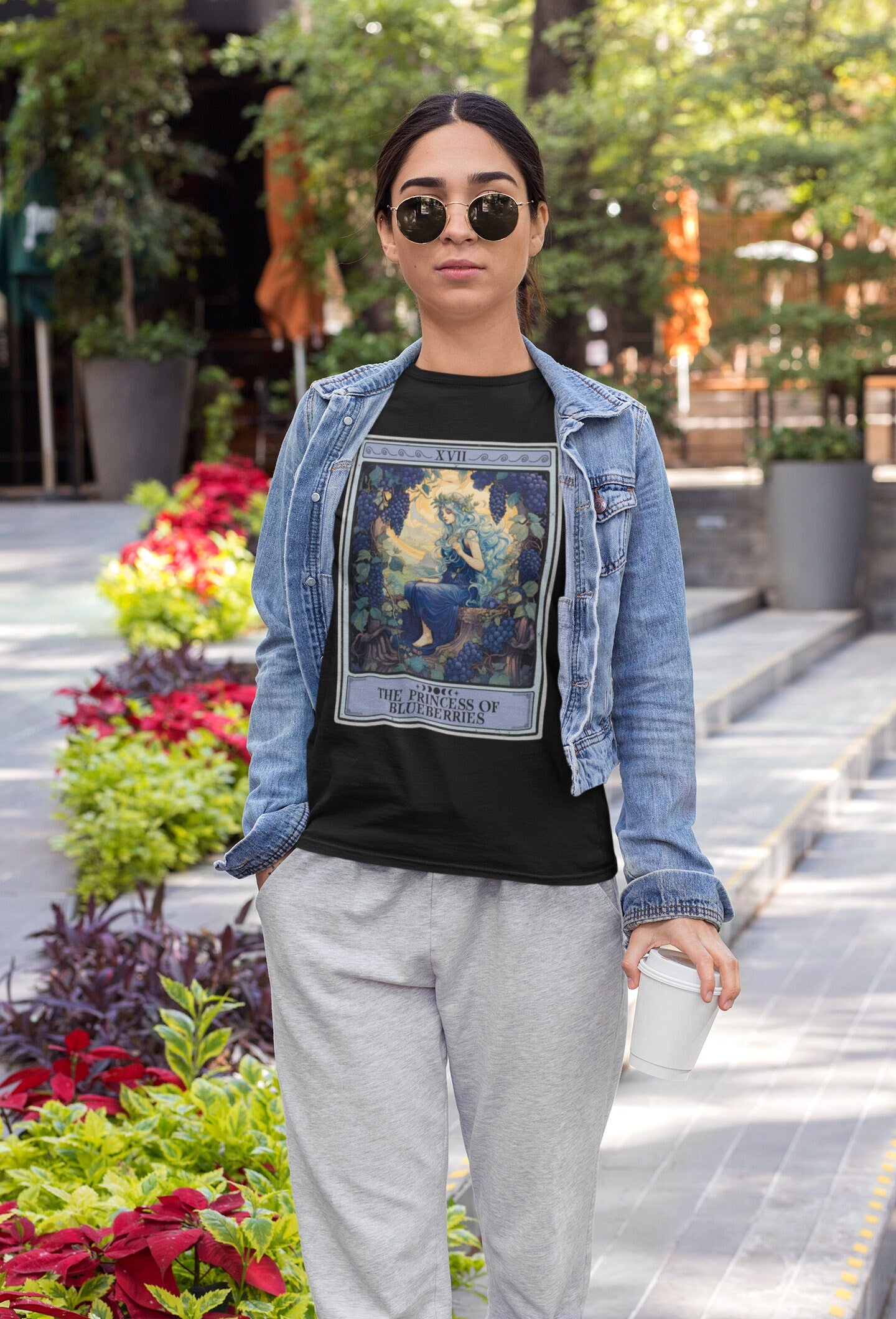 The Princess Of Blueberries Tarot Card Shirt