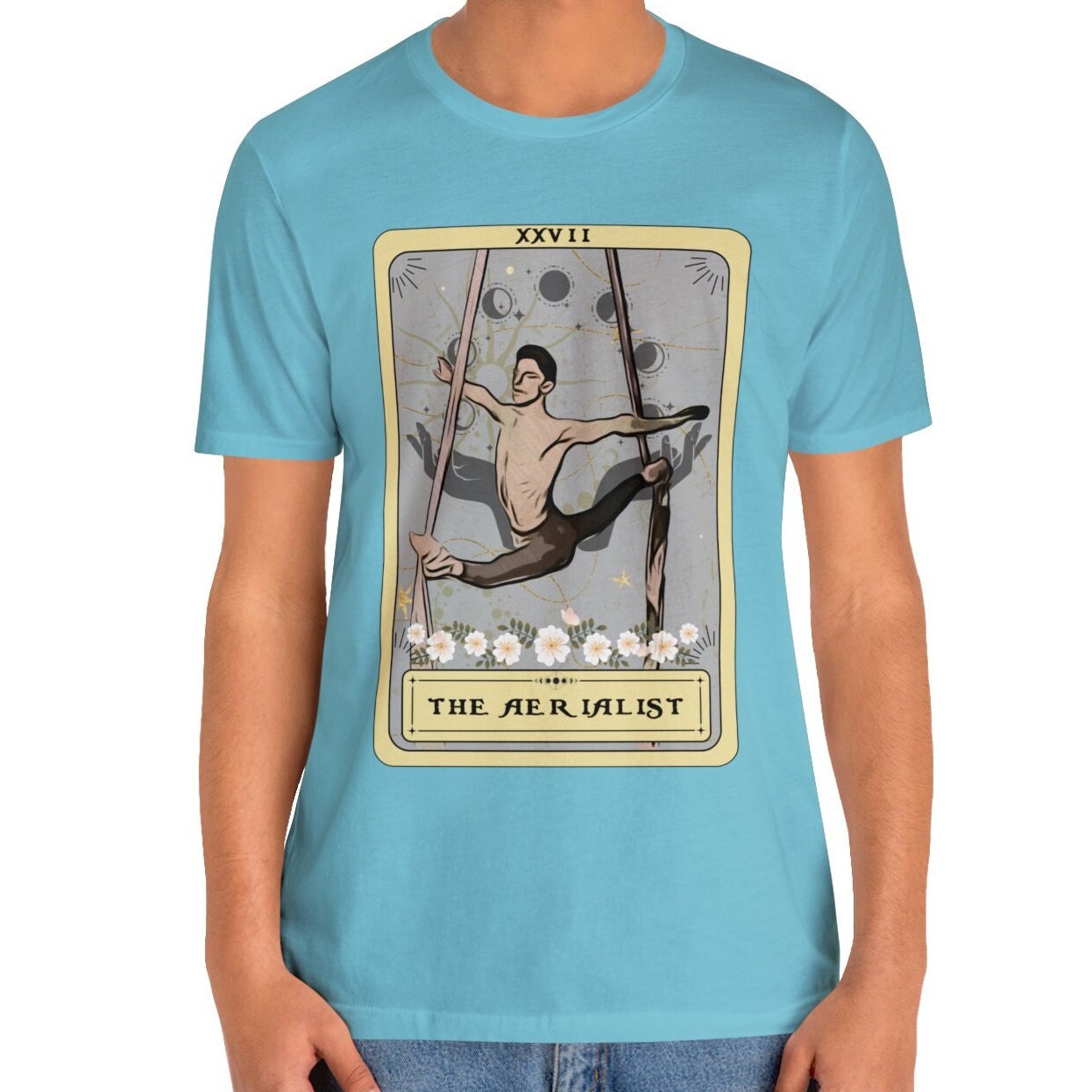 The Aerialist Tarot Card Shirt, Male Aerialist