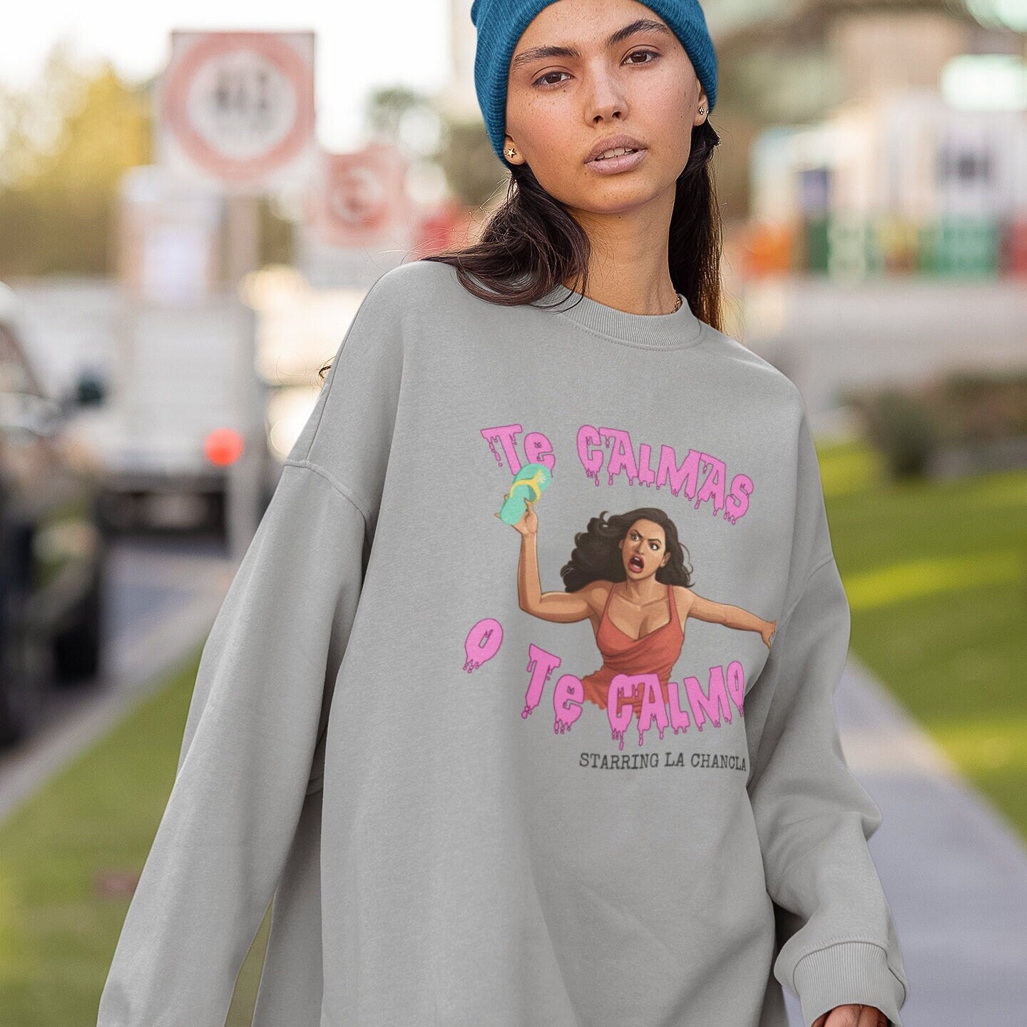 Te Calmas o Te Calmo La Chancla Sweatshirt