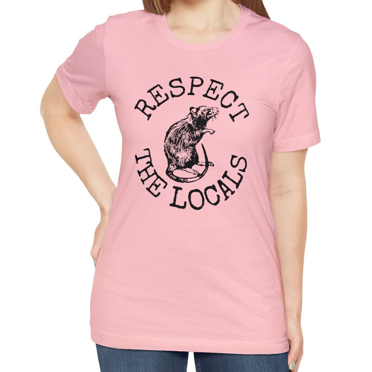 Respect The Locals Rat T-Shirt