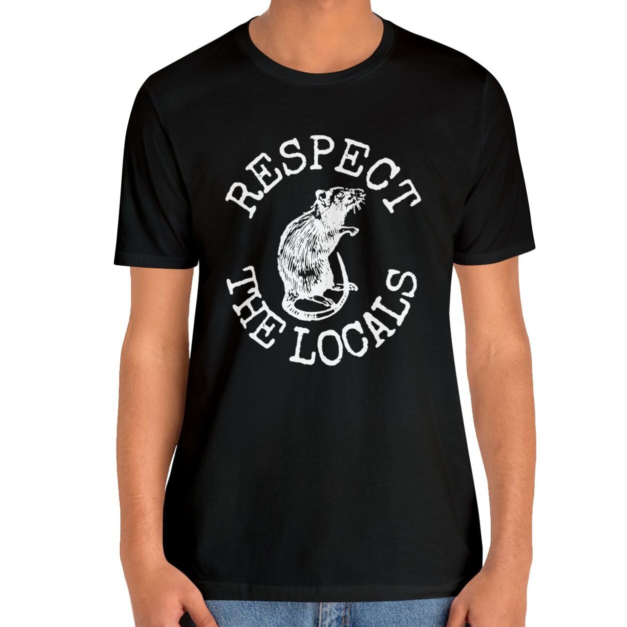Respect The Locals Rat T-Shirt
