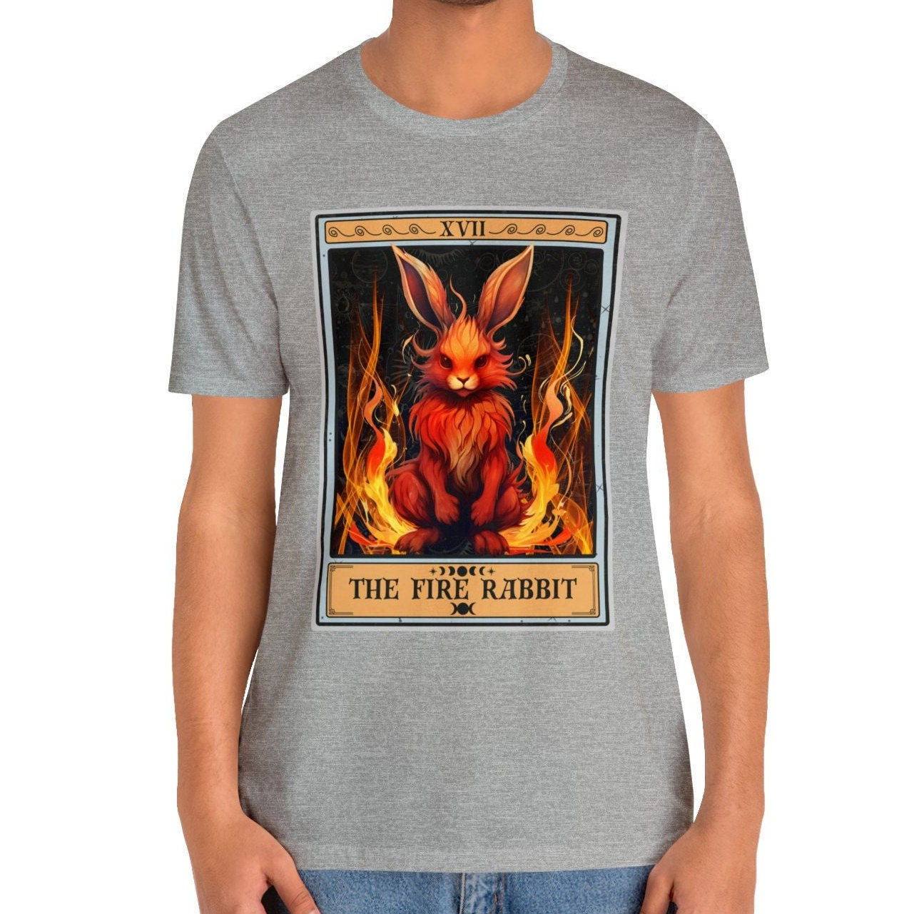 The Fire Rabbit Tarot Card Shirt