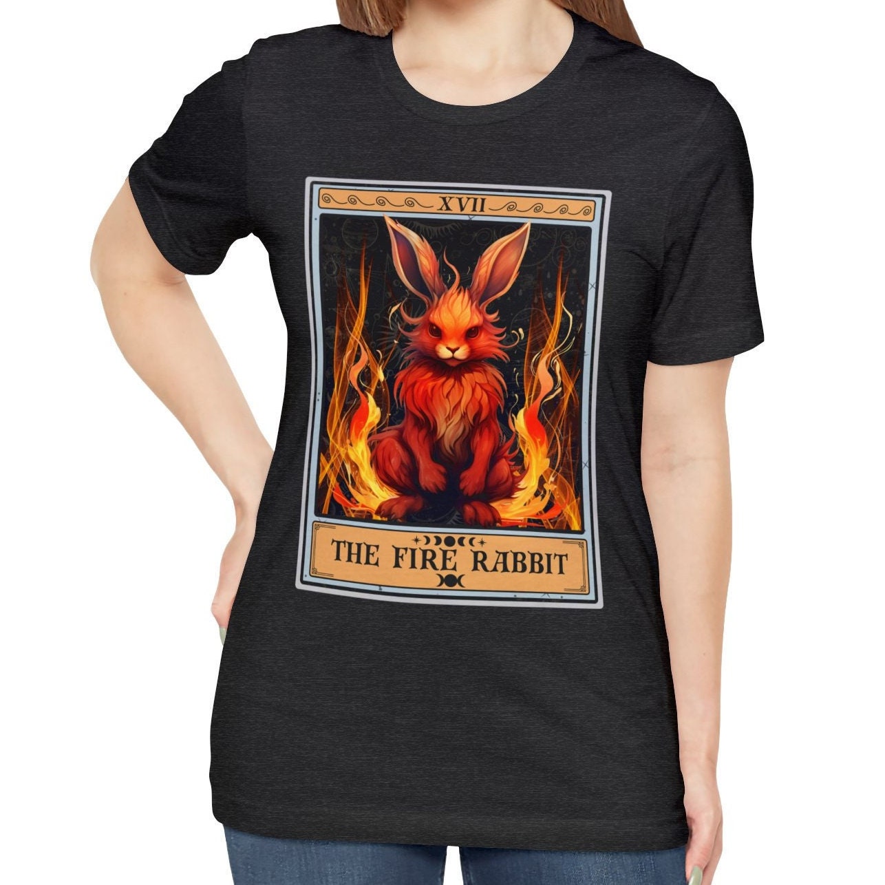 The Fire Rabbit Tarot Card Shirt