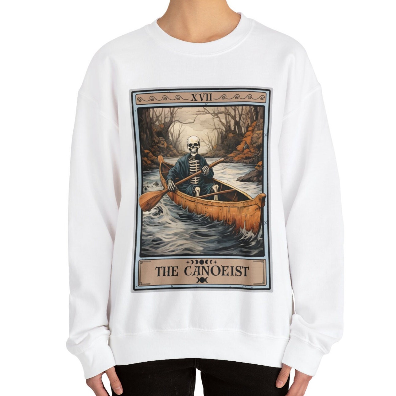 The Canoeist Tarot Card Sweatshirt